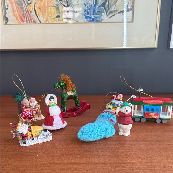 Vintage Other - Assorted Christmas Ornaments vintage handmade collectibles